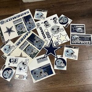 Dallas Cowboy Sticker decal Set 28 total